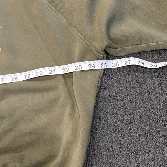 EXCELLENT CONDITION Anine Bing Archer Army Green Graphic Cotton Sweatshirt Sz: M - Picture 8 of 10